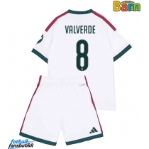Real Madrid Federico Valverde #8 Hjemmedraktsett Barn 2026-27 Kortermet (+ Korte bukser)